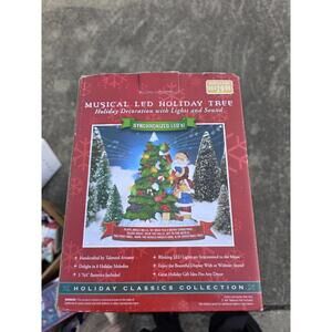 Vtg~2007 Innovage~Musical Led Holiday Tree~Plays 8 Songs With/Without Sound(TS)